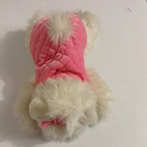Ulta ELLE WHITE TERRIER Puppy DOG W/ PINK Bow